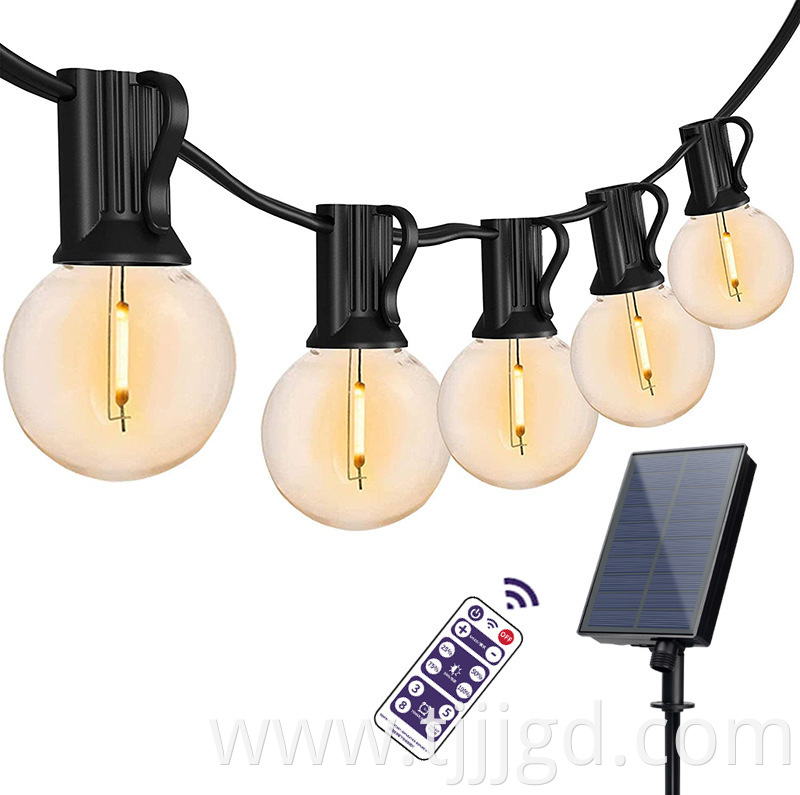 Bulb String Lights Solar